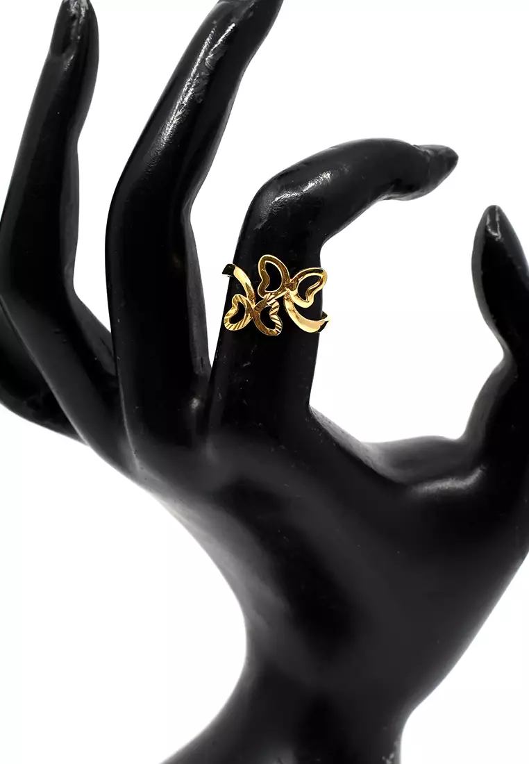 18K Yellow Gold Lady Ring
