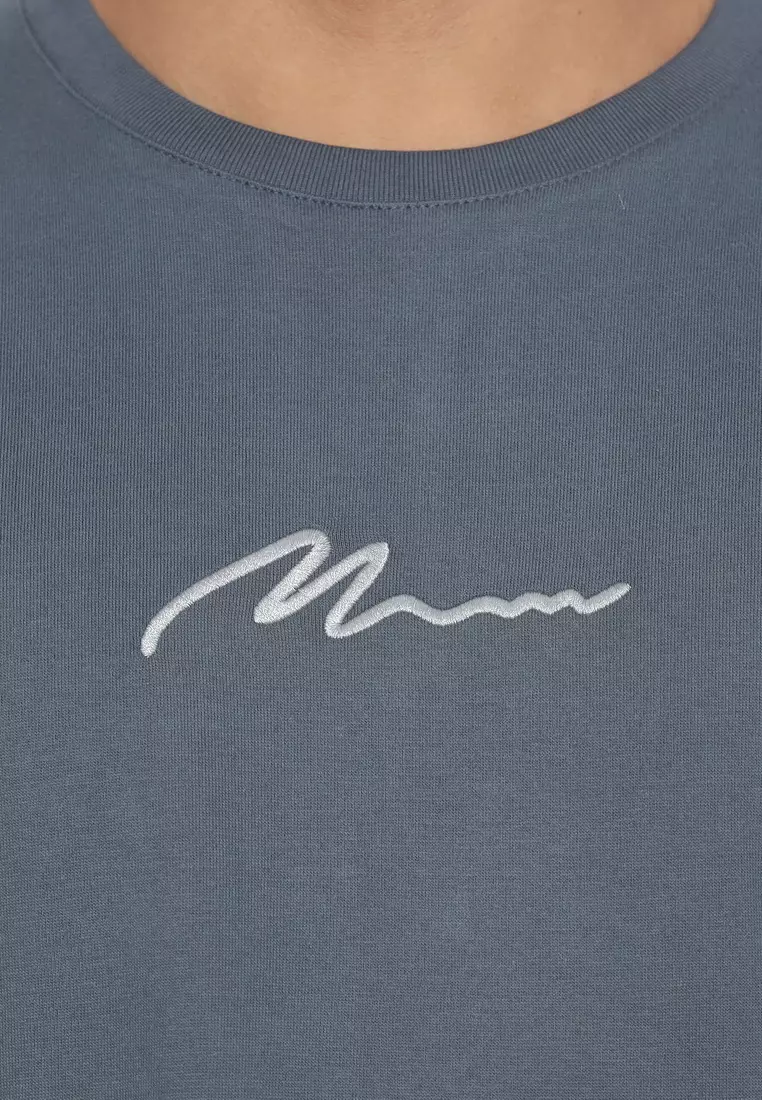 NX T-Shirt Cotton Combed Tebal Pria 207370391