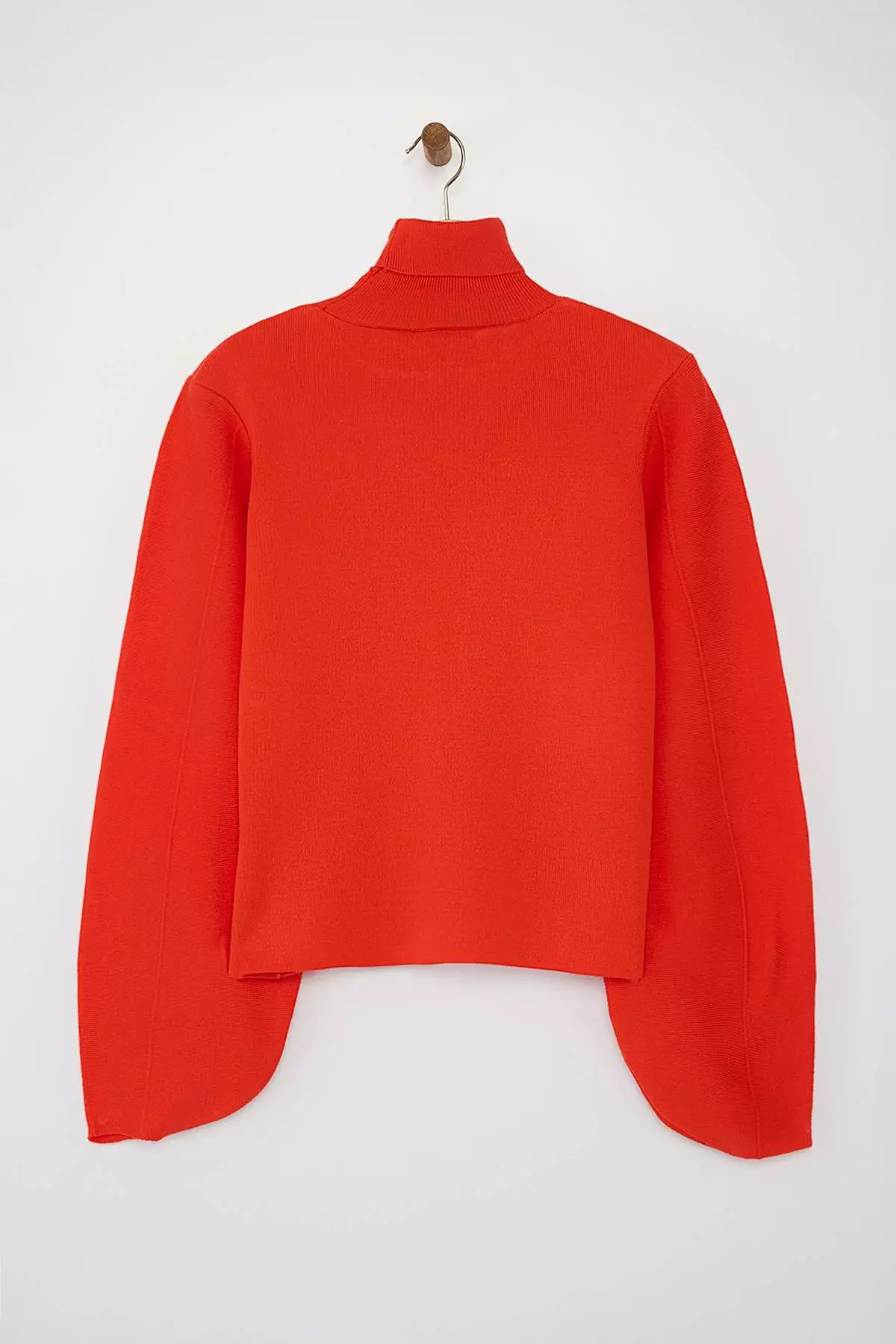 Pomegranate Flower Basic Turtleneck Knitwear Sweater