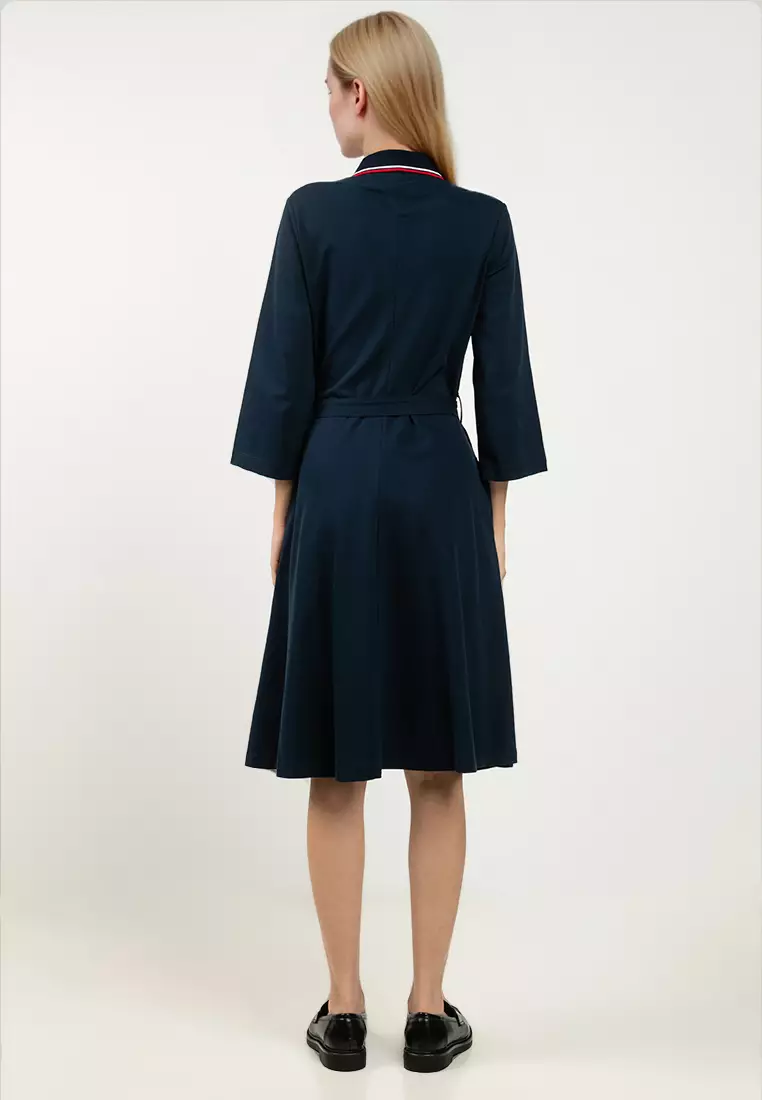 鈕扣Polo連身裙 - Tommy Mainline