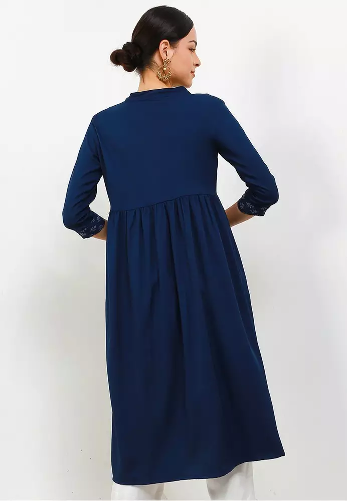 Chanira Festive Belle Tunic-Navy