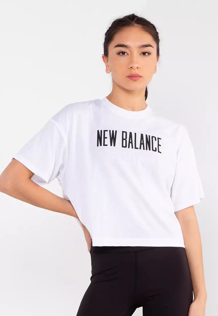 New Balance Relentless Heathertech Cropped T-Shirt 2024