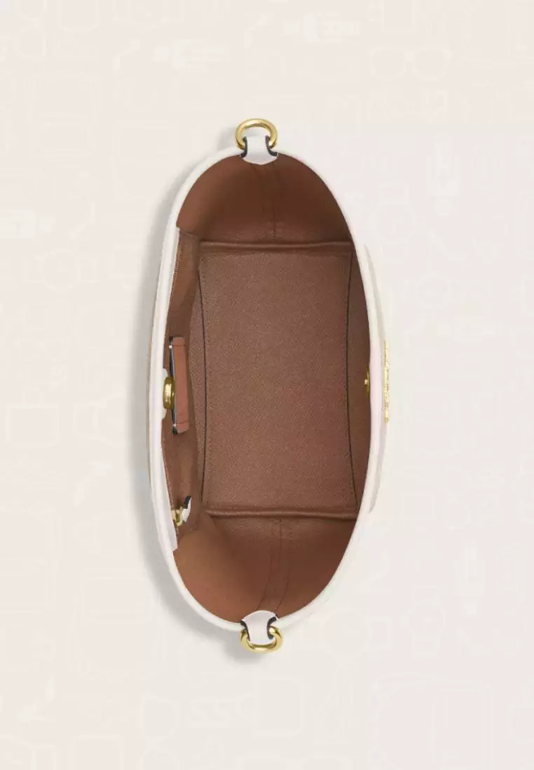 Coach City Bucket Bag In Signature Canvas Sand Chalk