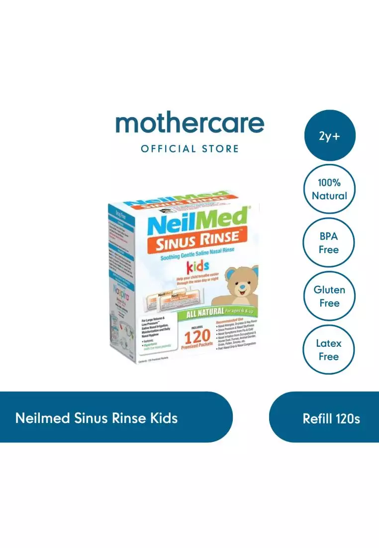 Jual Mothercare Neilmed Sinus Rinse Kids Refill 120s - Larutan Saline ...