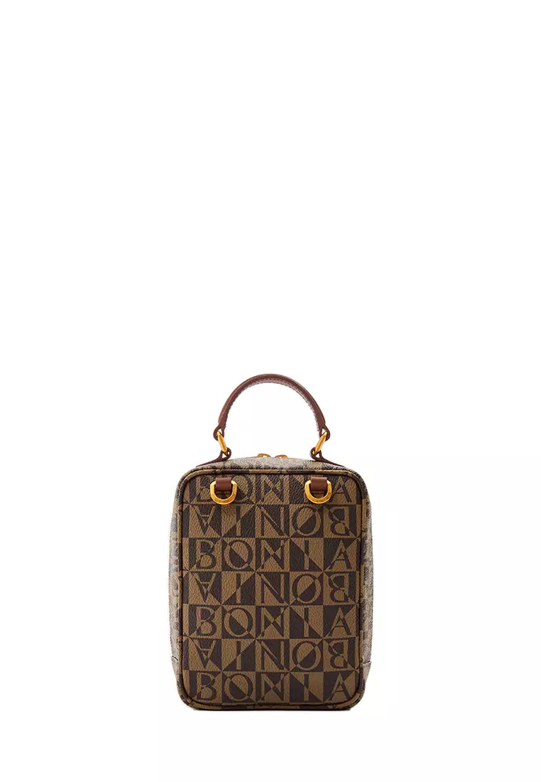 Bonia monogram sling sale bag
