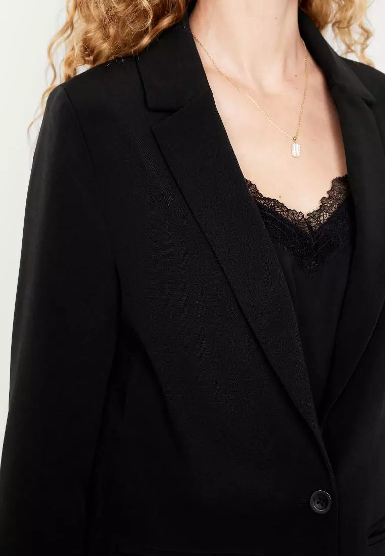 Classic Double-Weave Blazer