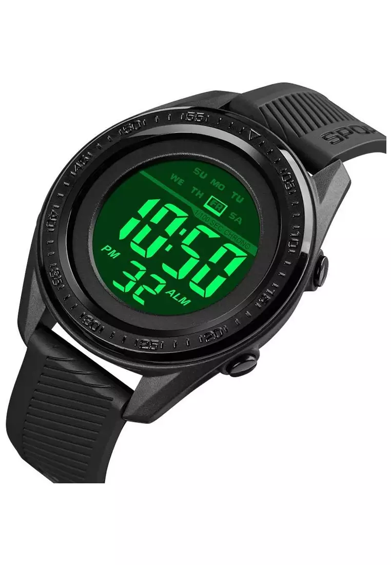 Jam Tangan Digital Pria Waterproof Many Function Strap Tali Material Silicone CL38