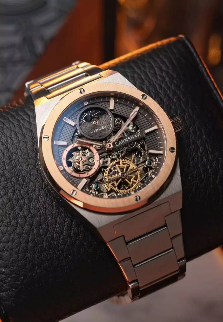 Buy Thomas Earnshaw Thomas Earnshaw Men's 42.5mm Drake Dual Time