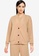 Banana Republic beige Long Sleeve Rib Cardigan 2CF4CAAEE59EF2GS_1