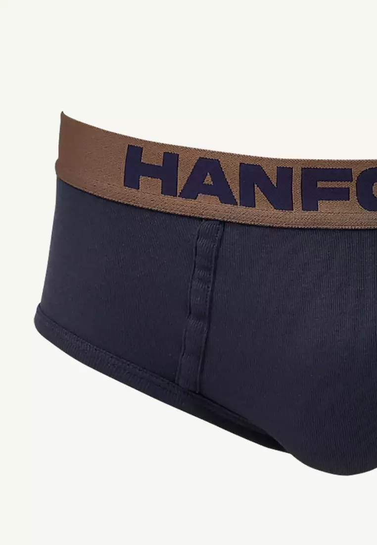 Premium Ribbed Cotton Hipster Men's  Briefs Core - Asstd Colors (3in1 Pack)