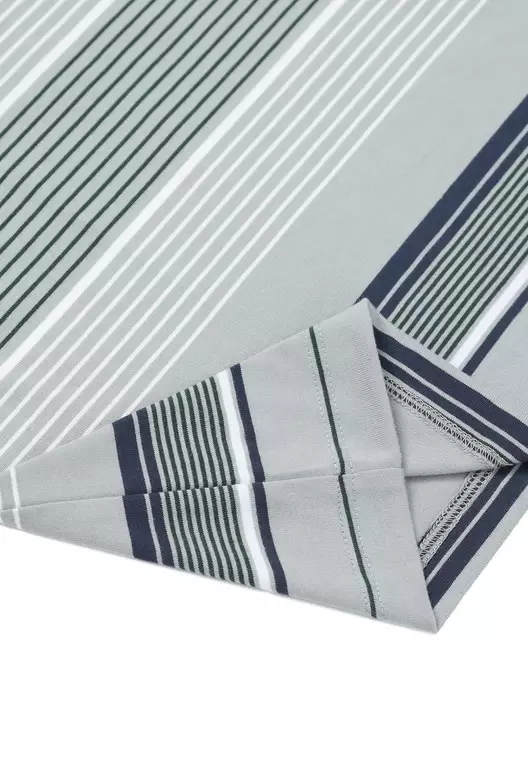 POLICE T-Shirt Salur Bordir Cotton Premium Pria