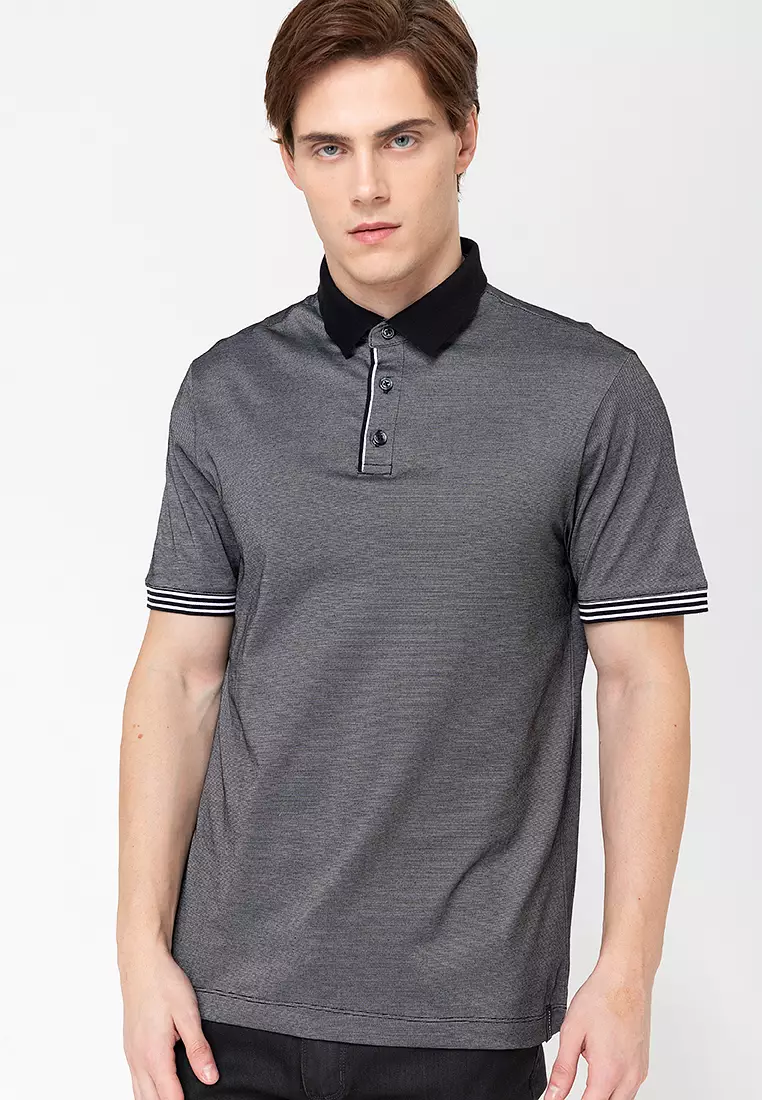 End on end 3 Button Polo Shirt