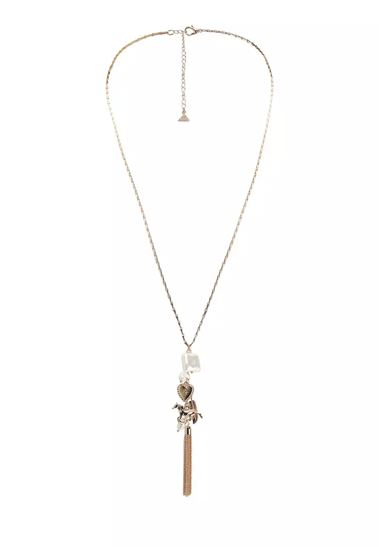 Harmonyy Long Charm Necklace