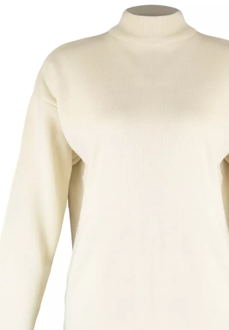 Mock Neck Knitwear Set