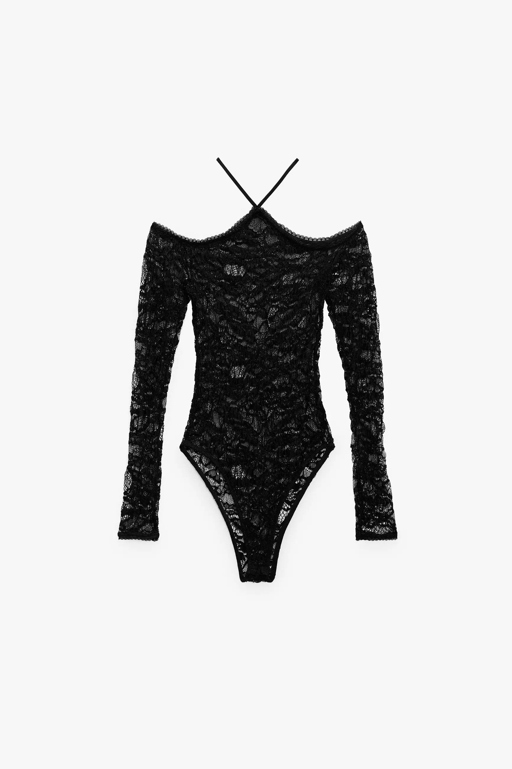 線上選購ZARA Lace Bodysuit | ZALORA 台灣