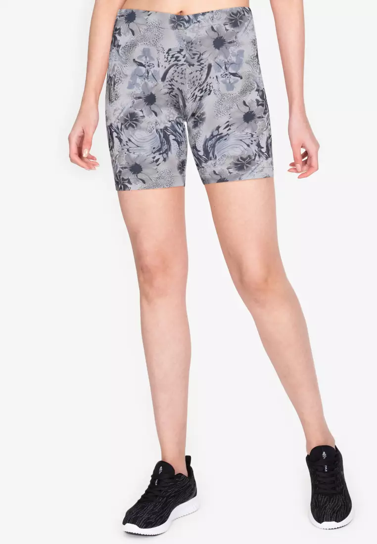 Basic Printed Biker Shorts