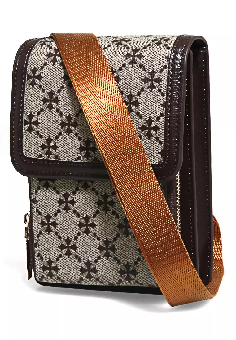 Tas Selempang Wanita Sling Bag Elegant Design Many Pocket Material Leather ORIGINAL