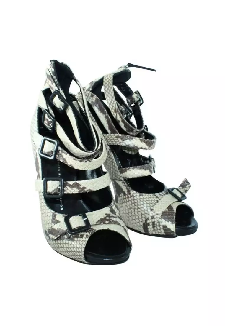 Giuseppe zanotti ankle hot sale strap snake heels