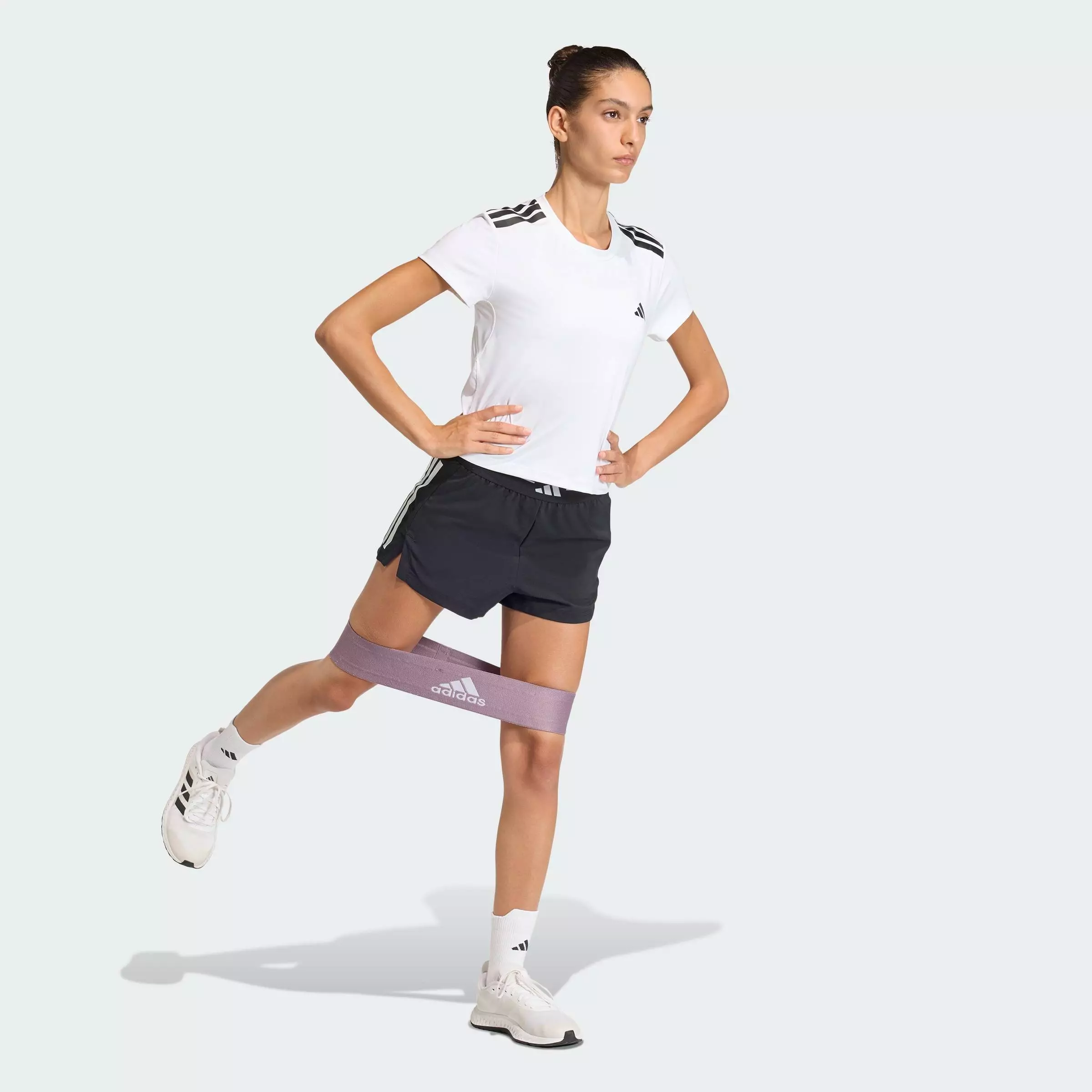Gym & Training Hyperglam 3-Stripes Woven Shorts Women Black JX1865