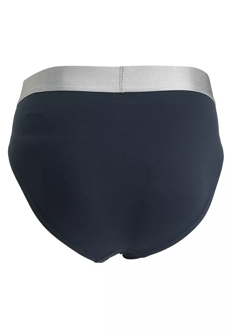 ◆ ◆ Men's Brushed Micro Jersey Hip Briefs CALVIN KLEIN Men's Brushed Micro Jersey Hip Brief Navy Blue