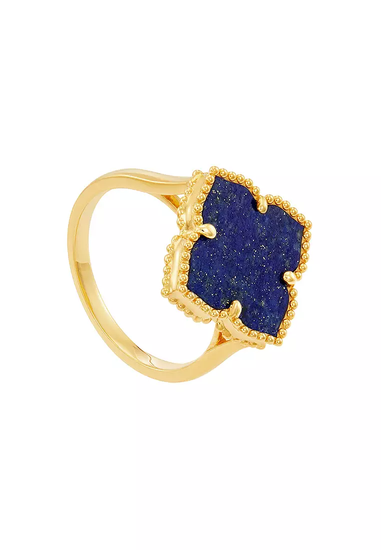 HABIB AL-ZAHRA | Lapis Lazuli Gemstone Ring in 750/18K Yellow Gold 270901124(YG)-LZ