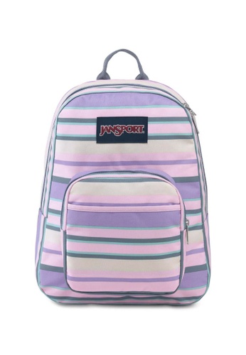 jansport full pint backpack pastel stripe 15l