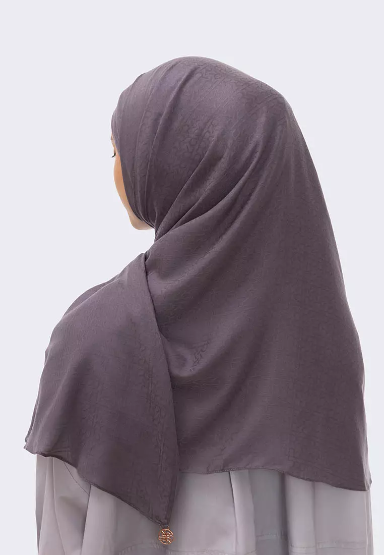 Ria Miranda Grey Kayra Instant Hijab