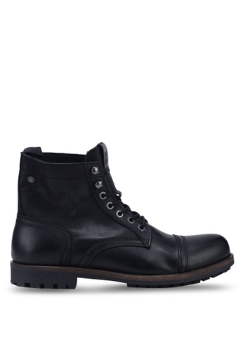Eagle High Ankle Lace Leather Boots