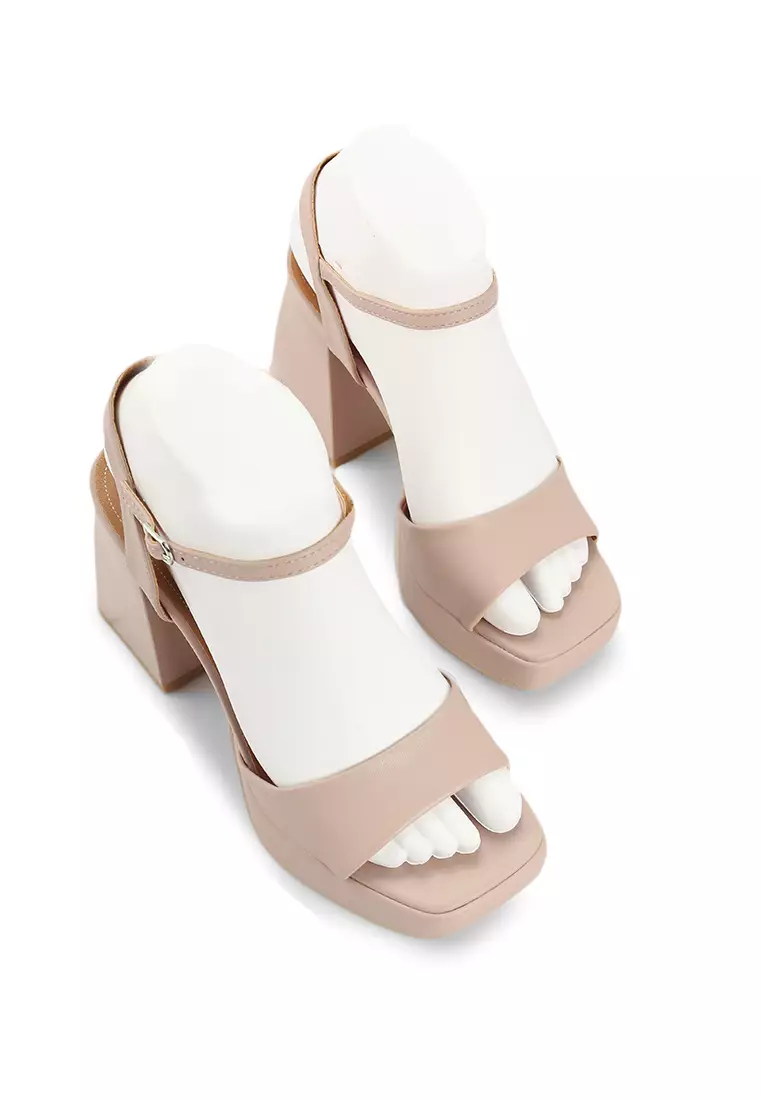 Zalora block top heels