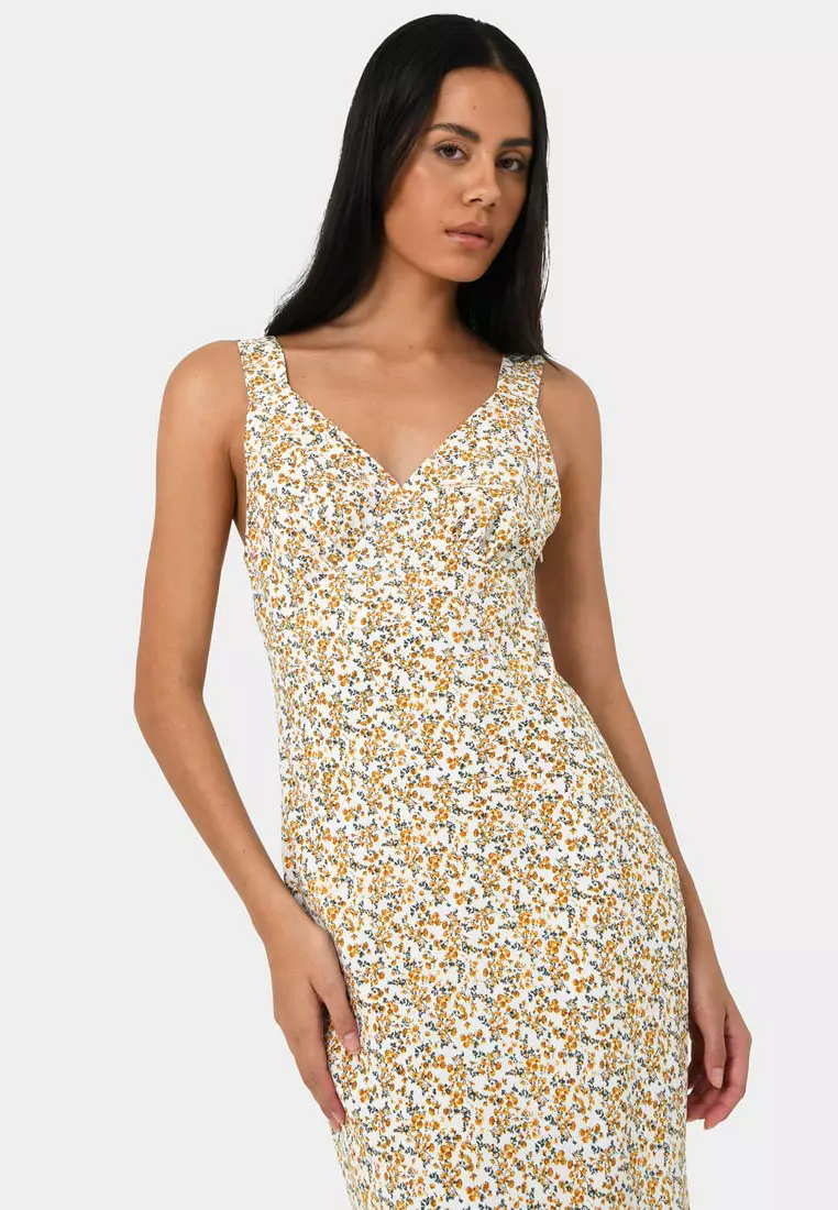 Roxanne Floral V-Neck Dress