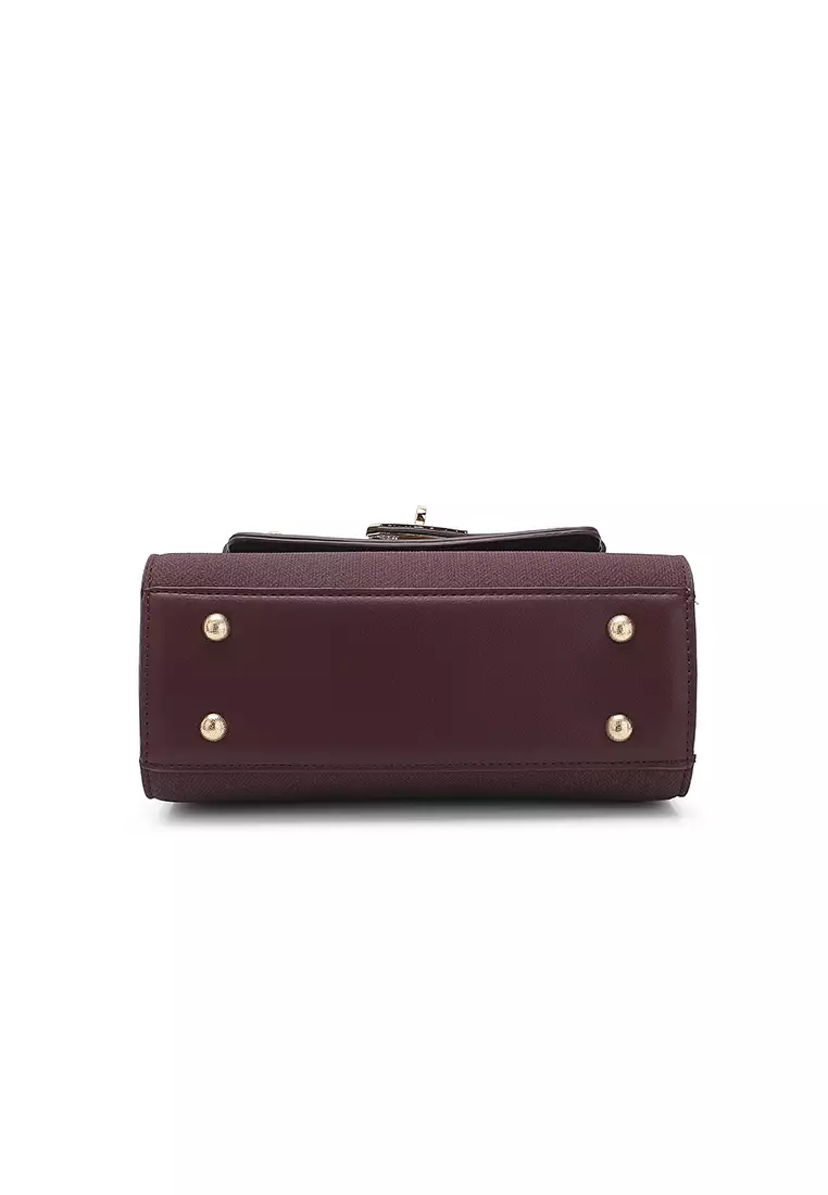 Women's Top Handle Bag / Sling Bag / Crossbody Bag / Shoulder Bag (Tas Tangan Wanita / Tas Selempang Wanita / Tas Bahu Wanita) - Merah