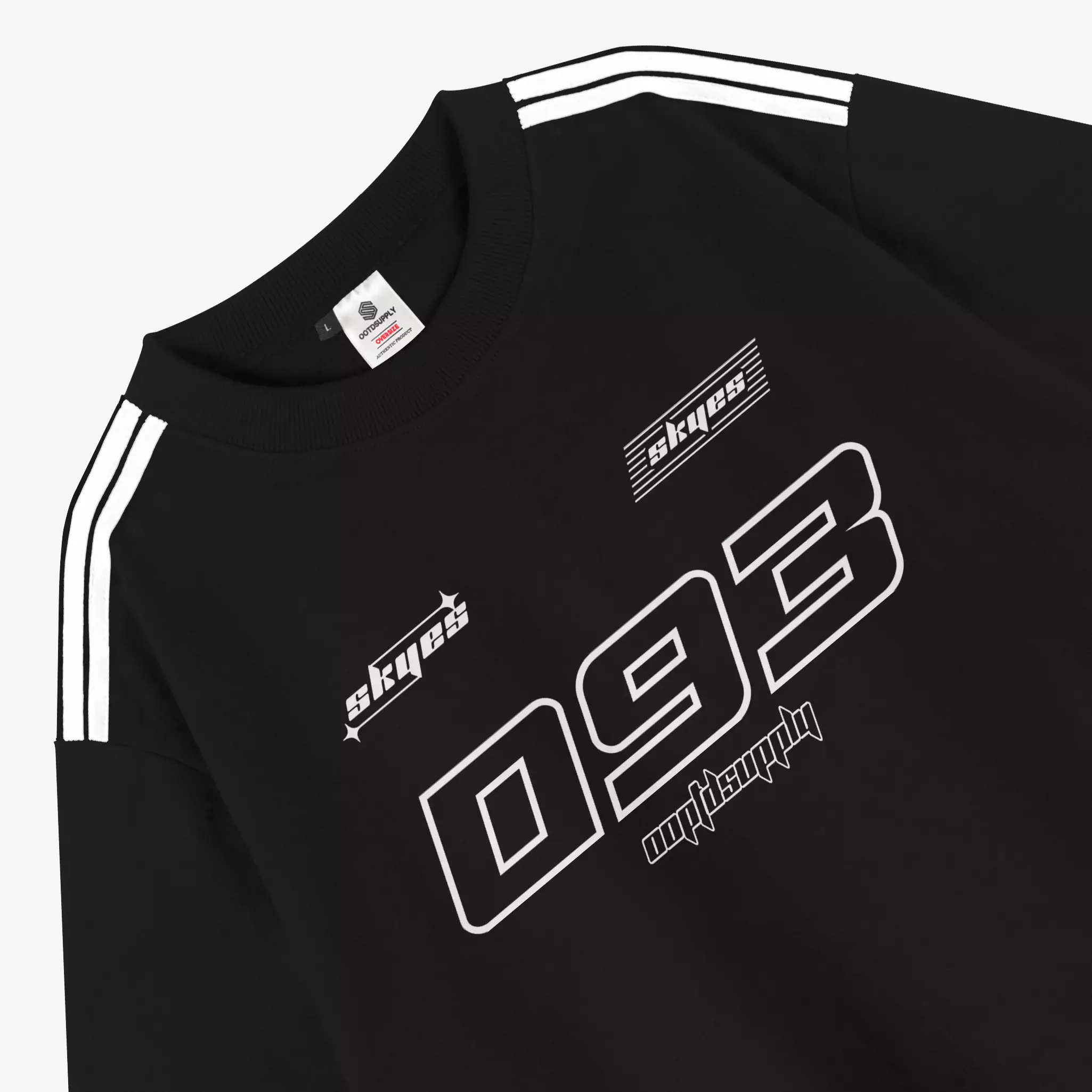 OOTDSUPPLY Oversized One Set Baby Terry Skyes 5th Colours l Oversize Tshirt | Kaos OneSet OS002