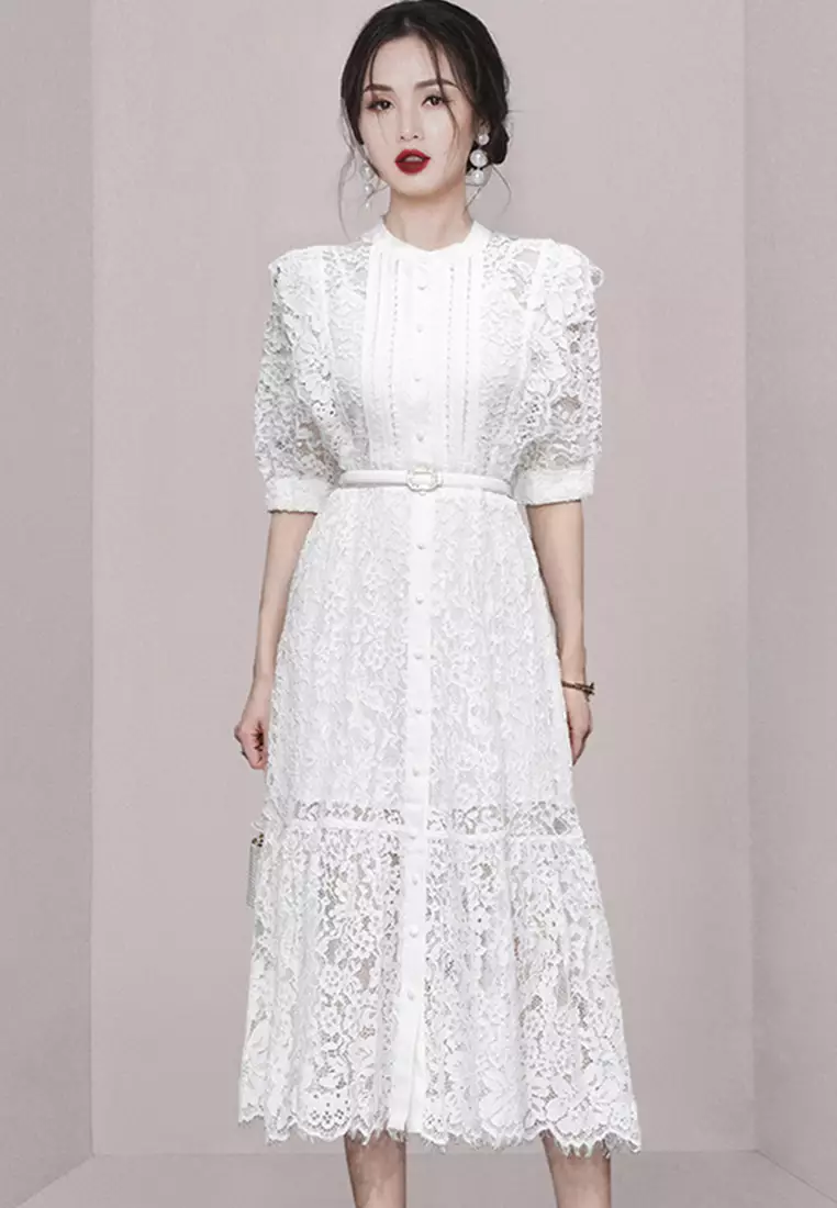 White lace dress online online