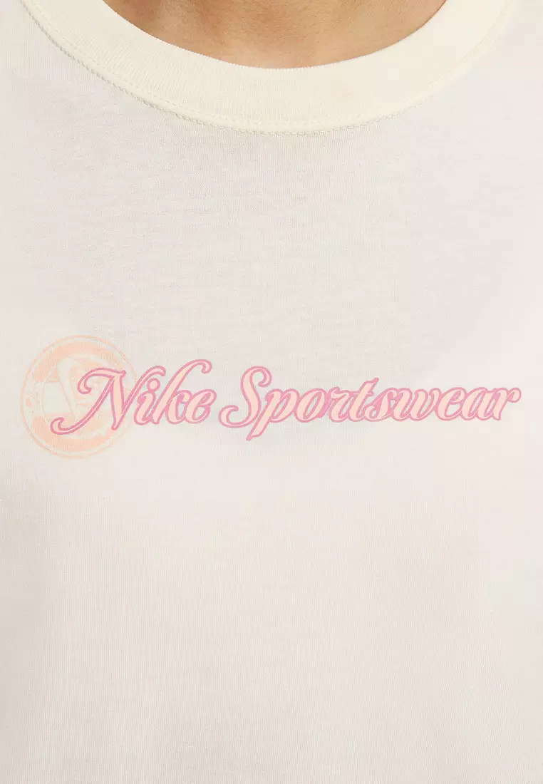 Sportswear Club Loose Cropped T-Shirt