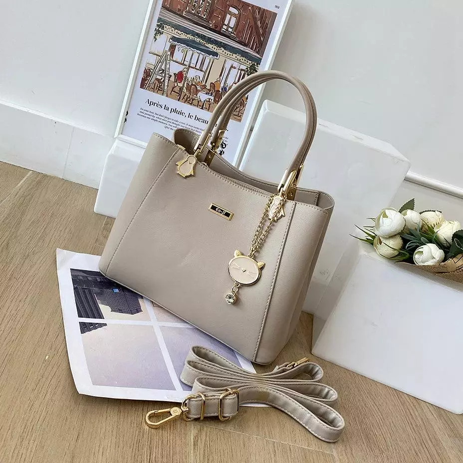 En-ji Hyoju Handbag - Almond