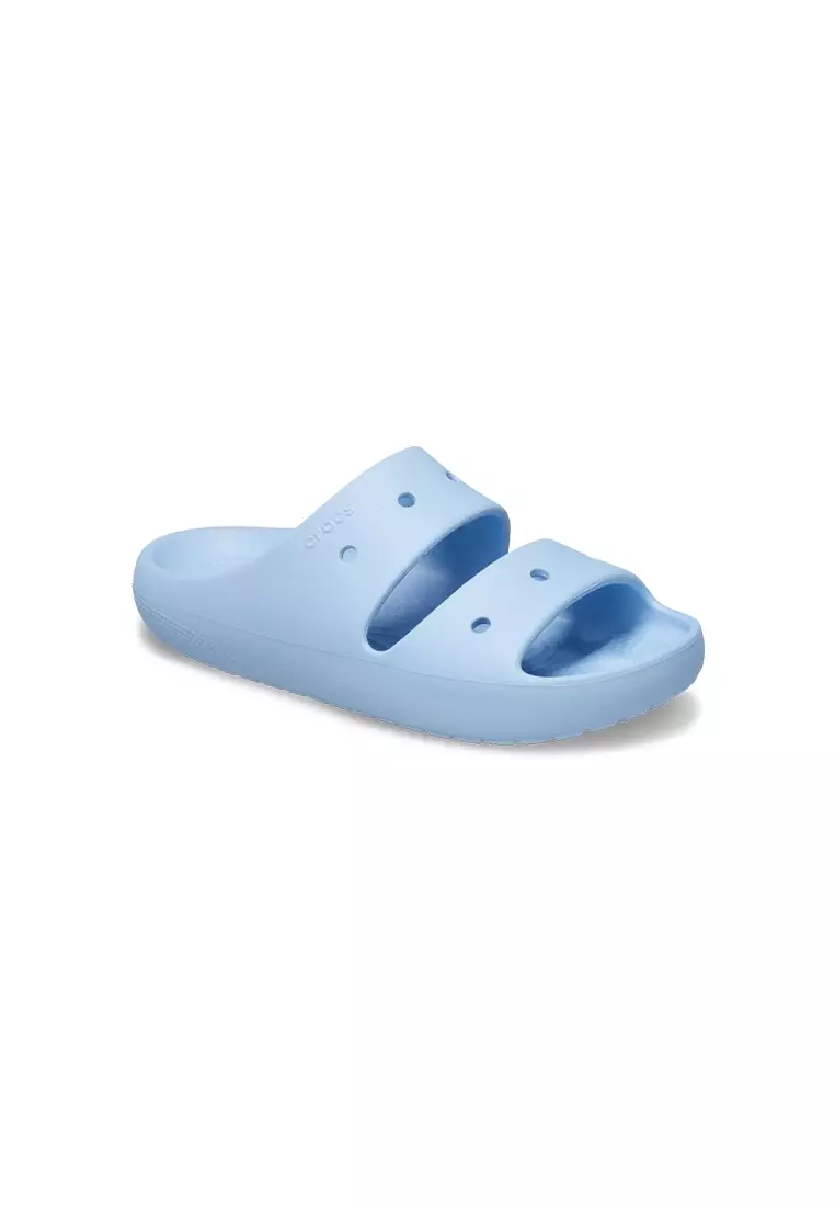 Discount on Crocs  shoes - SKU: Classic Sandal V2 in Blue Calcite