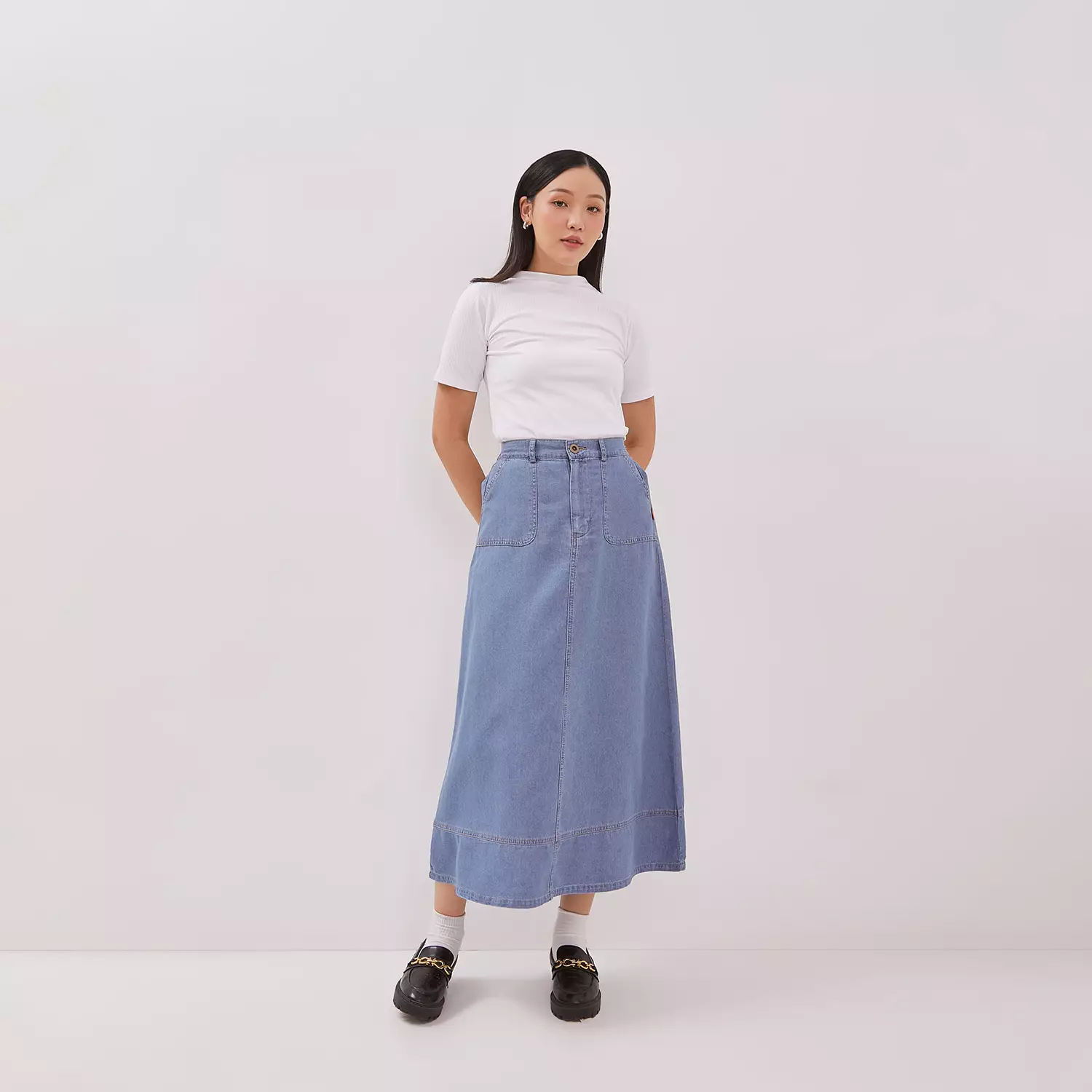 DUST Rok Denim Mauri Biru TENCEL™ (D.21142)