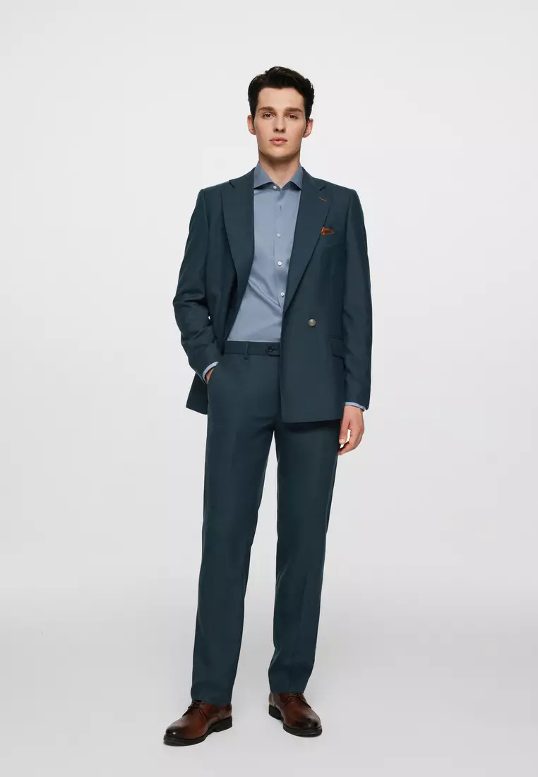 Pure Wool Suit Blazer