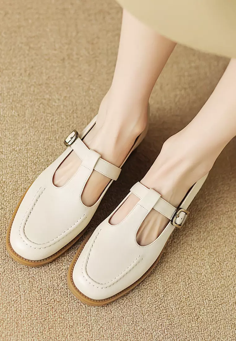 Twenty Eight Shoes VANSA Top Layer Cowhide Mary Jane Shoes