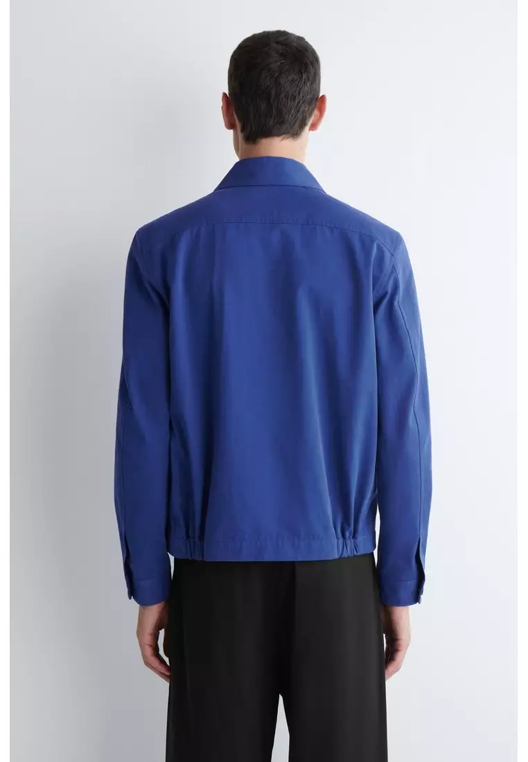 UTILITY COTTON-TWILL OVERSHIRT