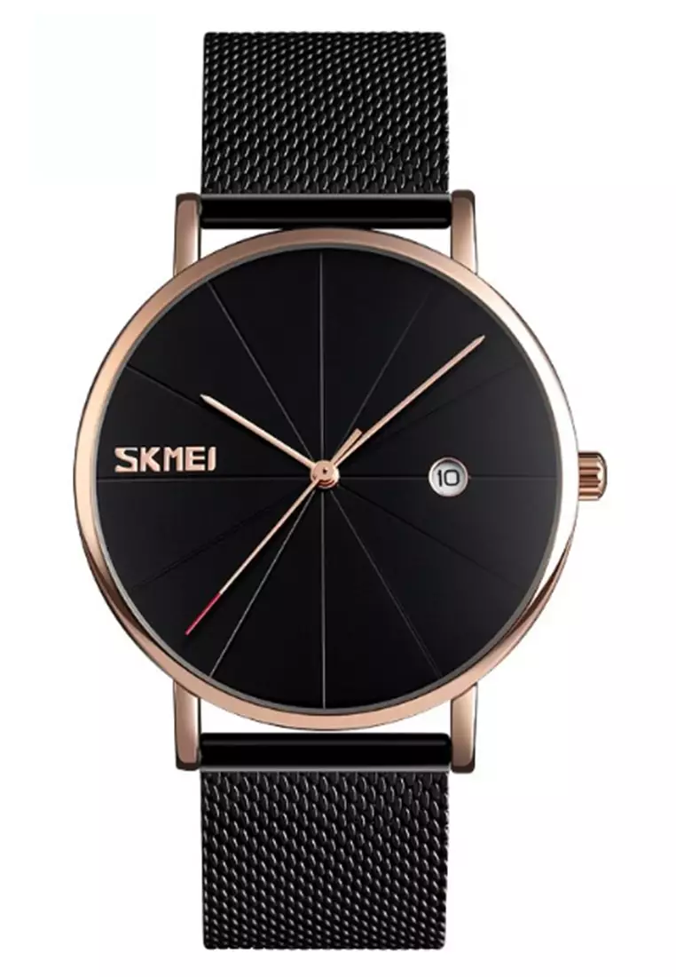 Jam Tangan Analog Pria Waterproof Strap Tali Material Stainless Steel BL73 ORIGINAL