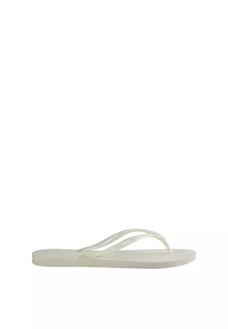Havaianas Women Slim - White Flip Flops
