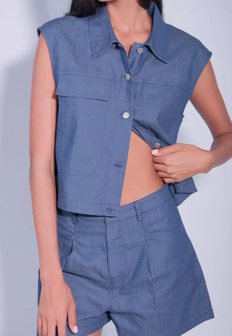 DNM Studios x Raxenne Isabelas Sleeveless Top