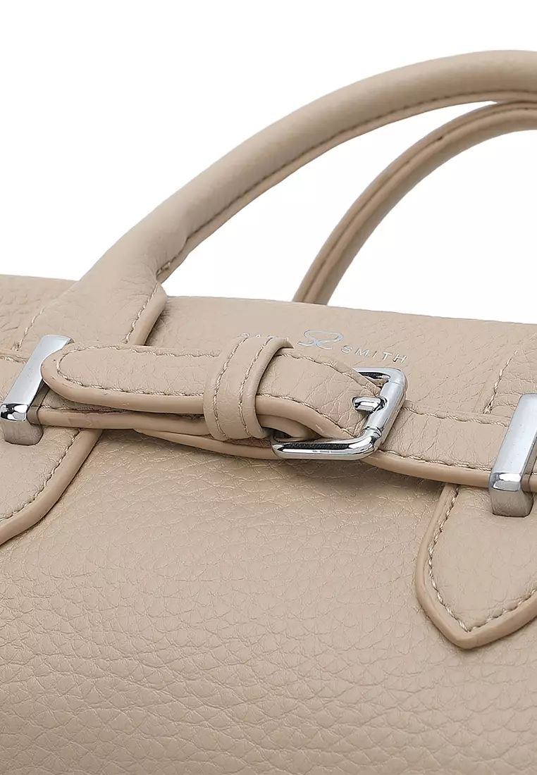 Women's Top Handle Bag / Sling Bag / Crossbody Bag / Shoulder Bag (Tas Tangan Wanita / Tas Selempang Wanita / Tas Bahu Wanita) - Krem