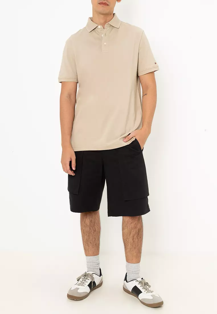 Single Jersey Jacquard Reg Polo Shirt - Tommy Mainline