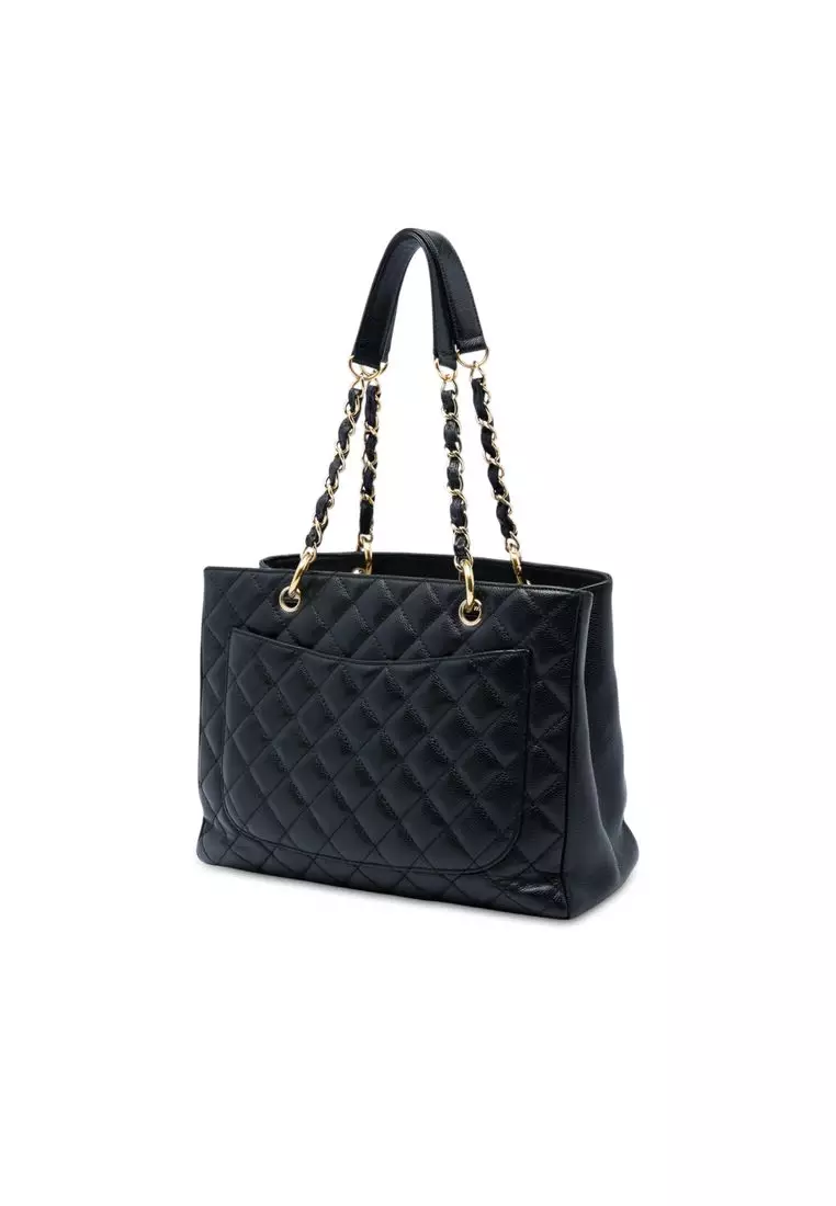 Pre-Loved Chanel Caviar Grand Shopping Tote
