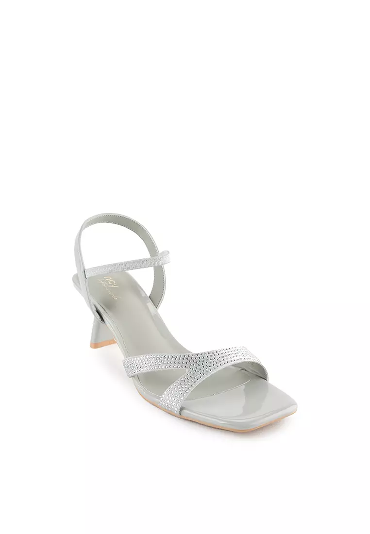 EMMY Y25127-13 HIG HEELS SAGE GREEN