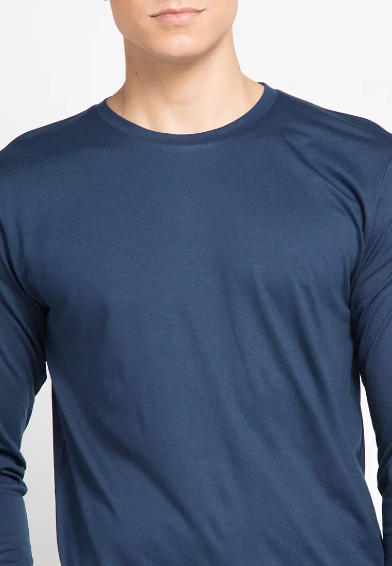 MTF01 long sleeve back big thdy nvy