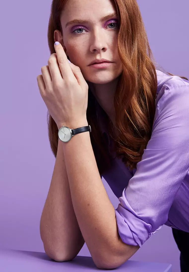 Rosalux Silver Touch - Leather strap