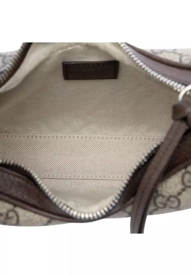 Pre-Loved Gucci Small Gg Supreme Web Attache Crossbody